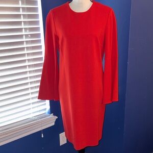 Worth New York Red Bell Sleeve Dress NWT Sz 10